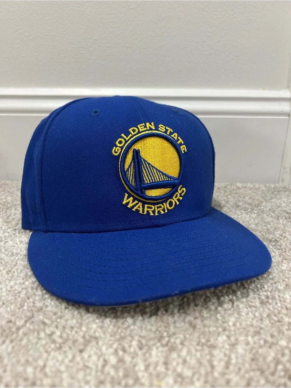 New Era Golden State Warriors Blue & Gold Snapback